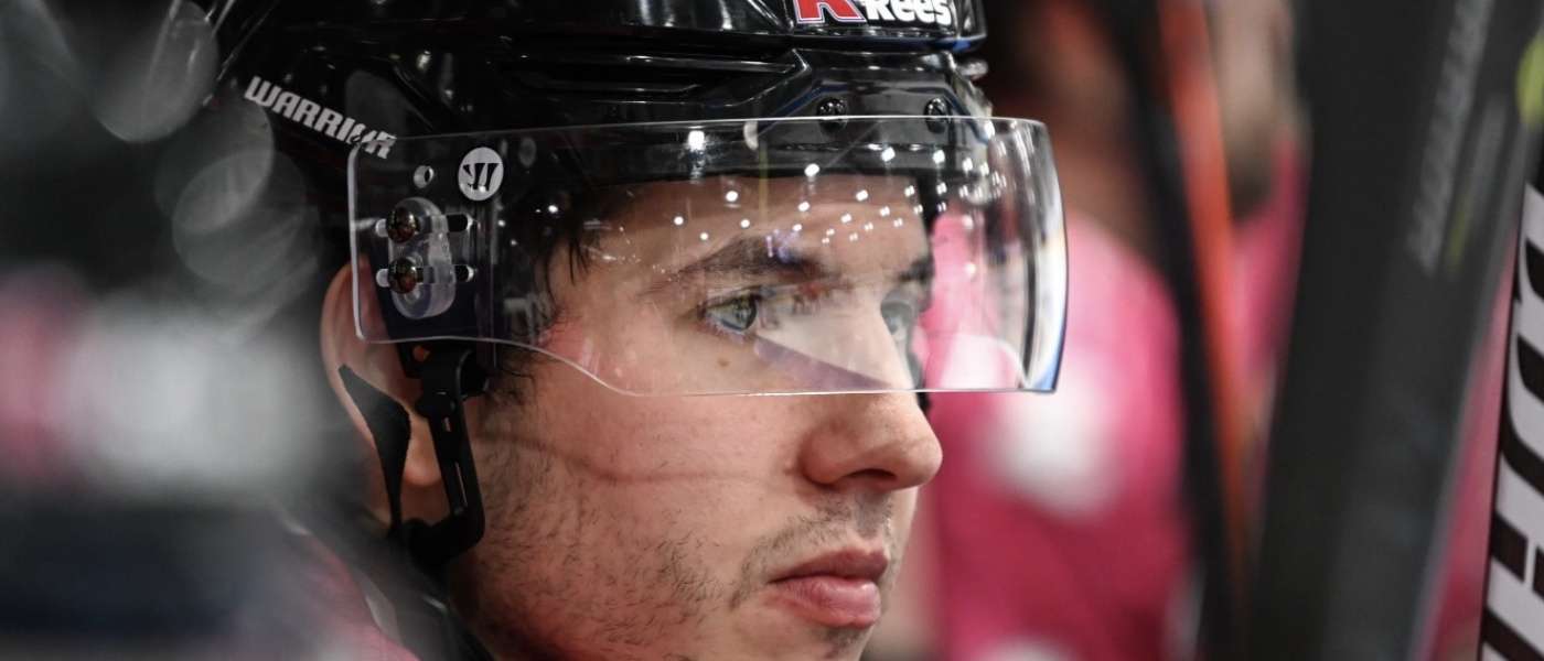 Tobi Kunz gab gegen die Lausitzer Füchse sein Comeback. (Foto: Patrick Seeger) tobi kunz 20191025 patrick seeger