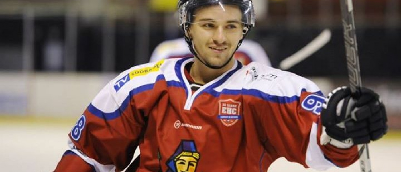 Chris Billich im Dress des EHC Freiburg (Foto: Achim Keller) billy news