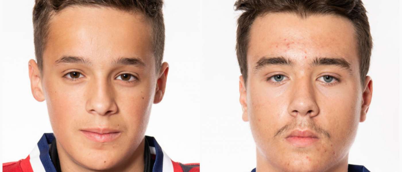 Louis Waaßmann (links) und Edgar Thyrson von Kirsch (Foto: Citypress) 20191216 234840