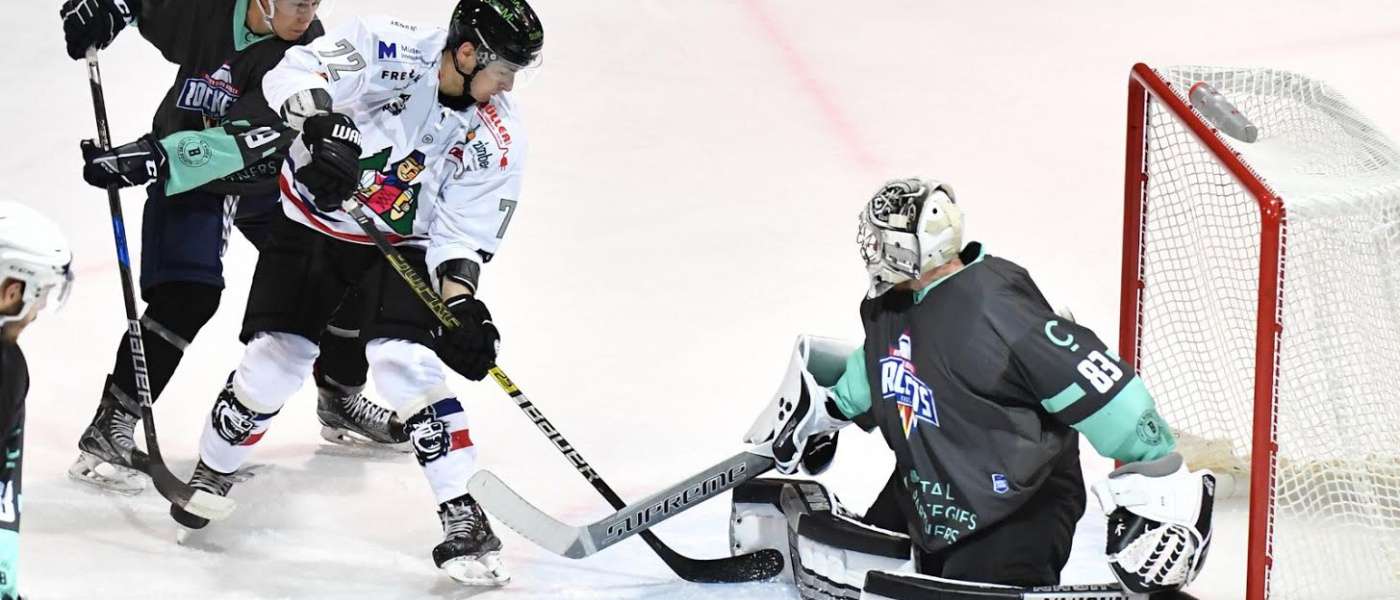Sergej Stas erzielte das 3-1 für den EHC Freiburg gegen die Ticino Rockets. (Foto: Achim Keller) 20180824 ehc freiburg ticino rockets